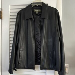 Eddie Bauer Black Leather Jacket